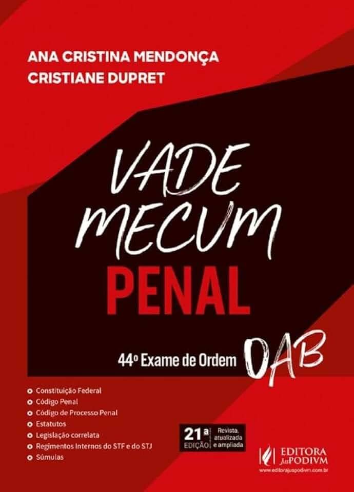 Vade Mecum Penal - 44º Exame de Ordem - 21ª Edição (2025)