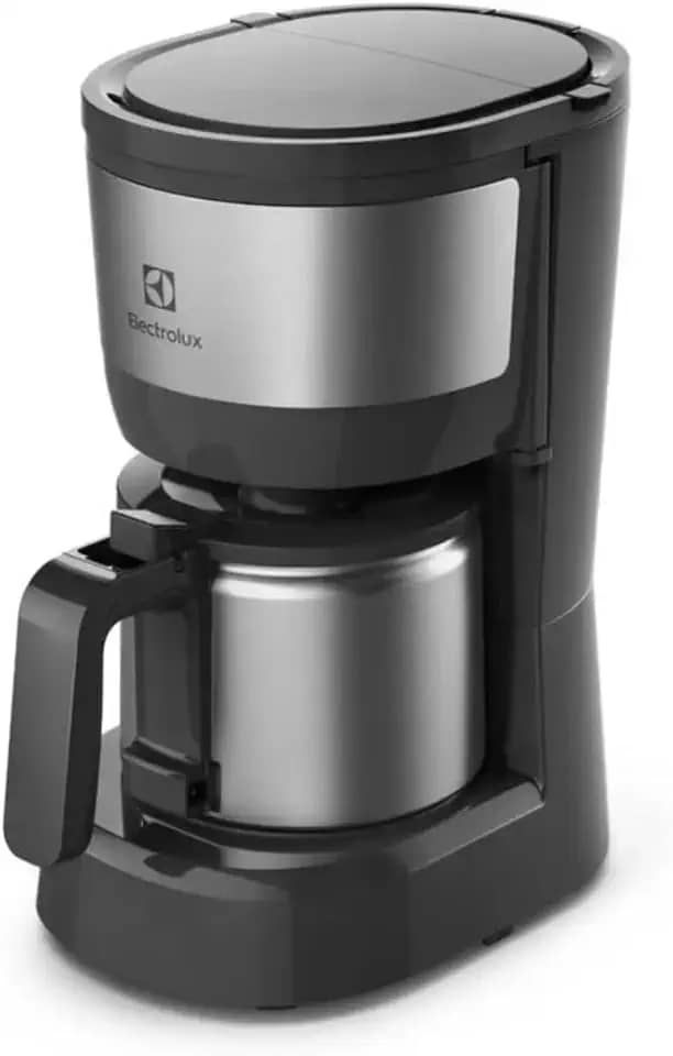 Electrolux Cafeteira Elétrica inox filtro permanente removivel corta pingos capacidade 600ml 15 xicaras função manter aquecido sistema ECM12 127v