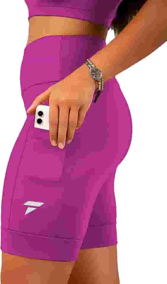 Bermuda Academia Feminina Targ Me Short Corrida Fitness Térmica com Bolso