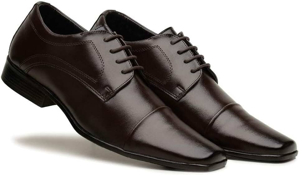 Sapato Social Masculino Confort Casual Fechamento em Cadarço Bico Fino Elegante