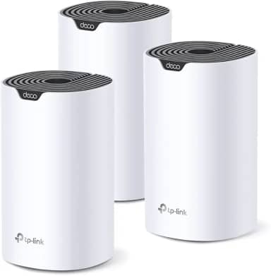 Kit Roteador Mesh AC1900 TP-Link Deco S7(3-pack), Dual Band 2.4/5 GHz, Conecte até 100+ Dispositivos, Cobertura de até 520M2, 3 Portas Gigabit Ethernet, Funciona com Amazon Alexa, Controle dos Pais