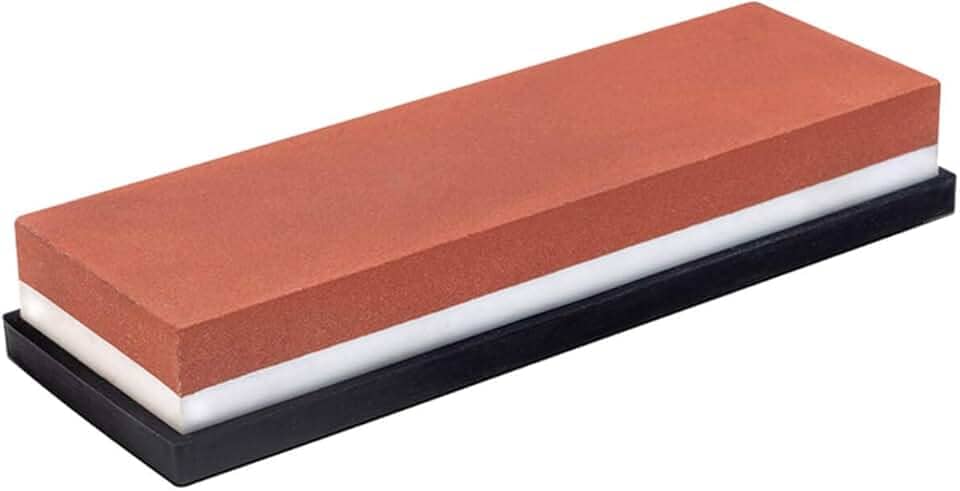 Brinox - Pedra de Afiar Facas Dupla Face Suprema Pedra para Amolar Profissional