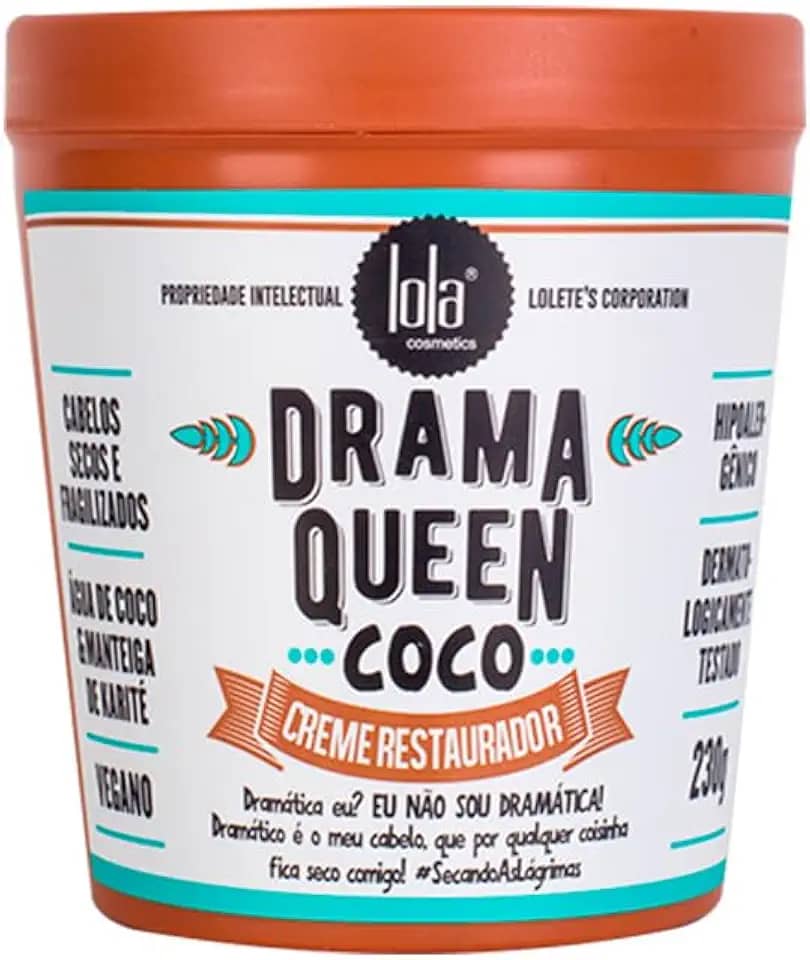 Drama Queen Máscara de Coco 230g, Lola Cosmetics