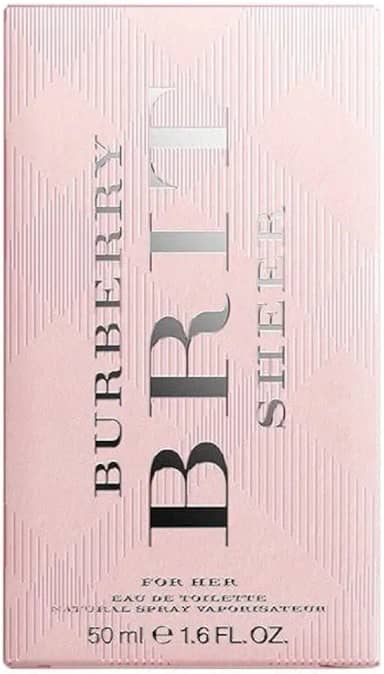 BURBERRY 5784555 Brit Sheer - Perfume Feminino, Eau de Toilette, 50 Ml