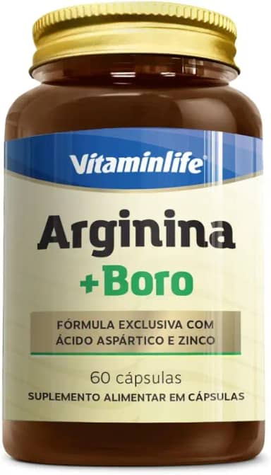 Vitaminlife Arginina +Boro (+ Ácido Aspartico + Zinco)