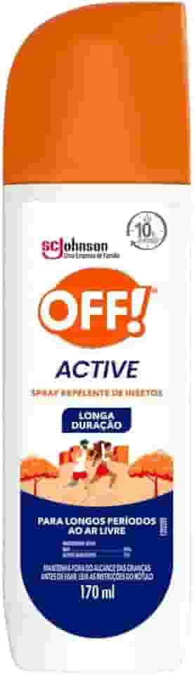 OFF! Active Spray Repelente de Insetos e Mosquitos, 170ml