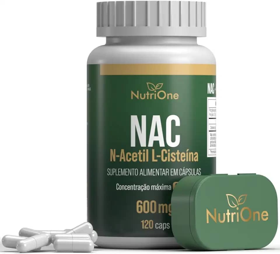 NAC N-Acetil L-Cisteína 600mg 120 Cápsulas - Nutrione