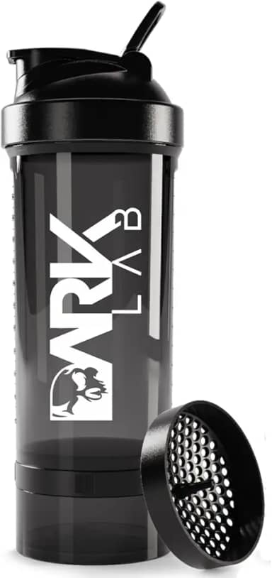 Coqueteleira Premium Pro Trio 700Ml Preta Dark Lab