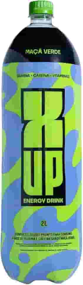 Energético X-UP Sabor Maça Verde 2 Litros Bebida com Taurína, Cafeína e Vitaminas