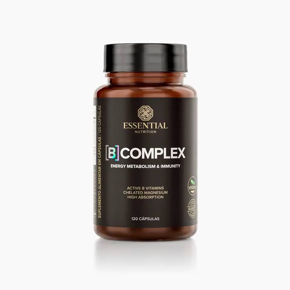 Complex B - Vitaminas - 120 Cápsulas - Essential Nutition