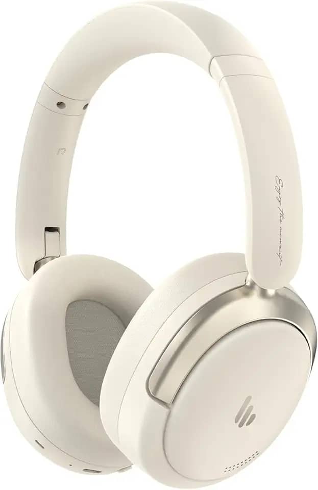 Fone de Ouvido Headphone com cancelamento de ruído e Hi-Res Atom Max EDIFIER - Marfim