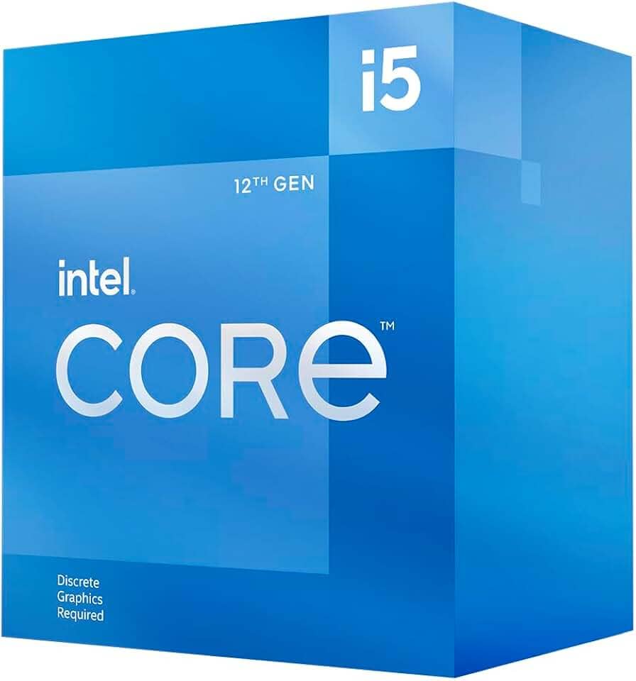 PROCESSADOR INTEL CORE I5-12400F 2.5GHz (TURBO 4.4GHz) 18MB CACHE LGA1700 12° GERACAO BX8071512400F