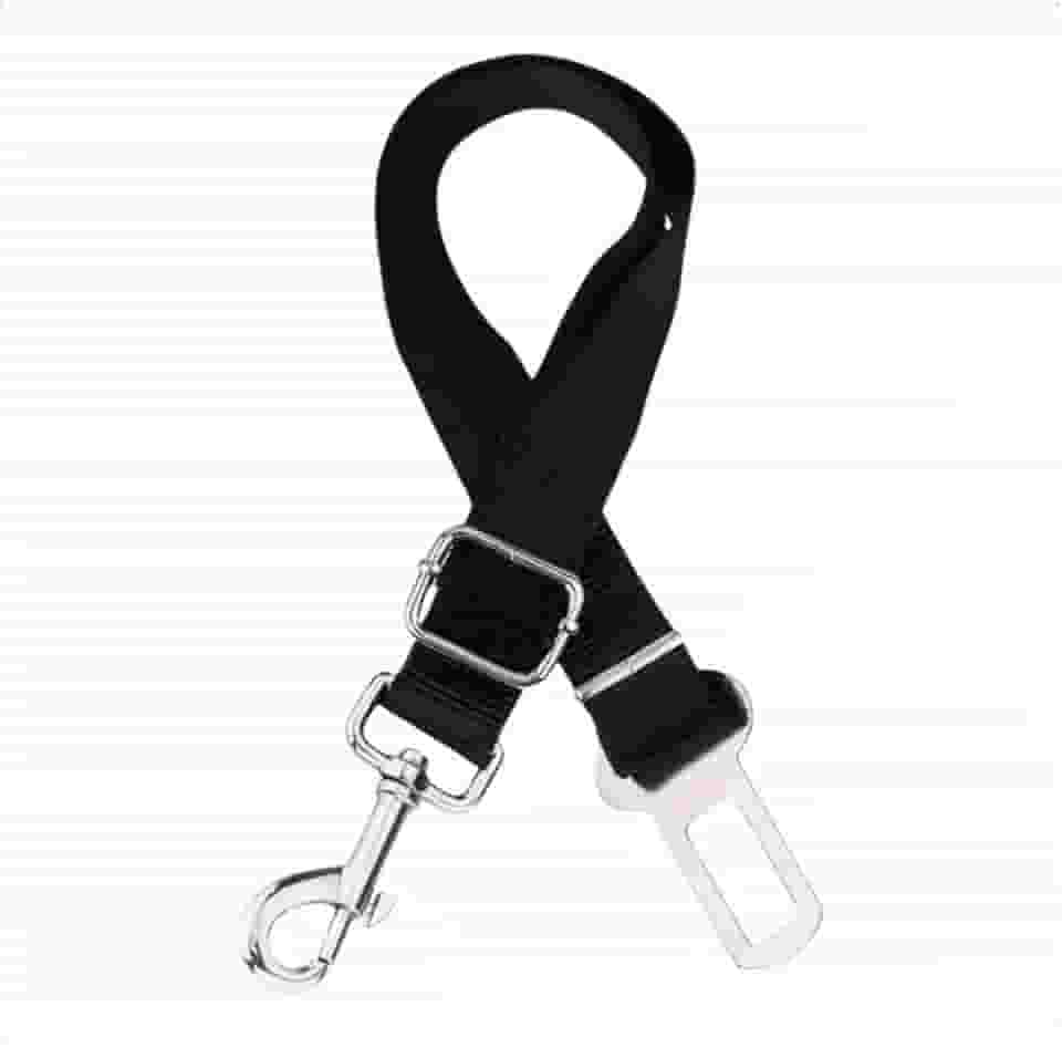 Cinto De Segurança Preto Pet Porte Universal Cachorro Gato