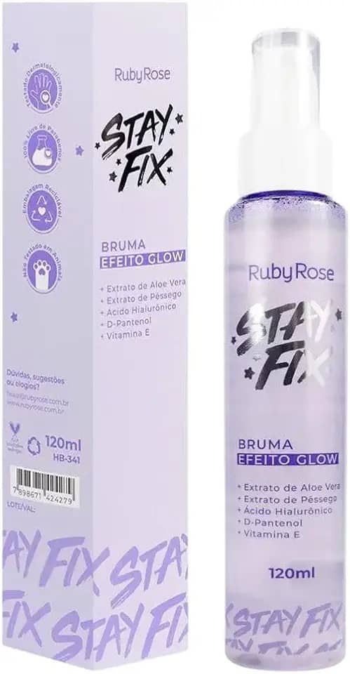 BRUMA FIXADORA GLOW STAY FIX HB341 RUBYROSE