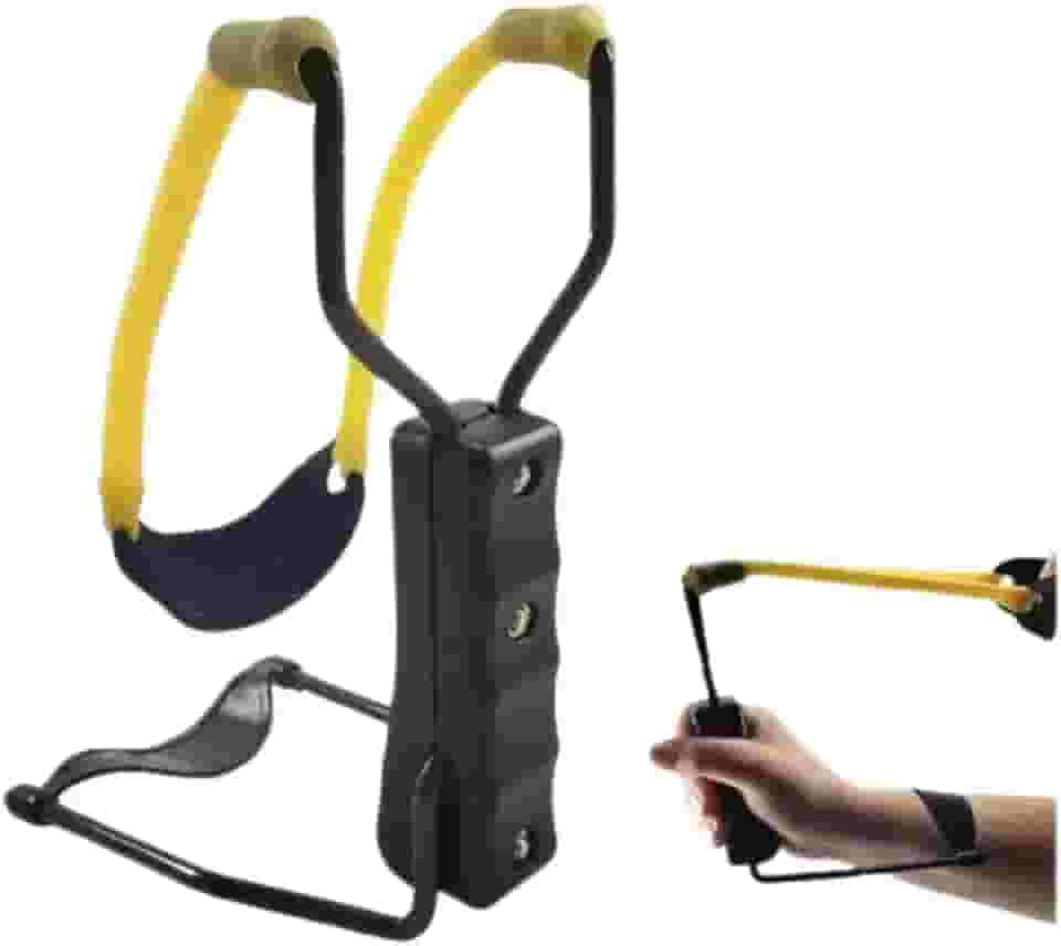 Atiradeira Estilingue Profissional Com Apoio De Braço, Estilingue De Caça, Pesca, Camping