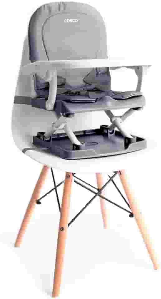 Cosco Kids, Cadeira de Refeição Portátil Pop, Cinza