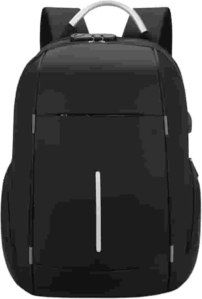 Mochila Impermeável USB Senha Reforçada Executiva