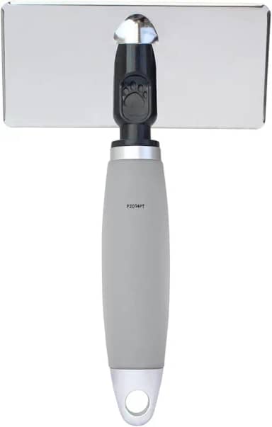 GermanHart Rasqueadeira Tamanho G Cabo Gel Para Pets para Cães, Grande, Cinza