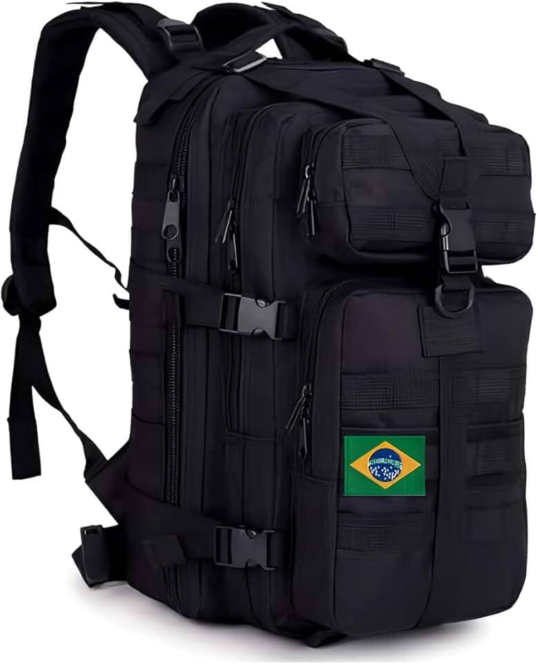 Mochila Militar Tática 40L Impermeável Alta Capacidade Compartimentos Multifuncionais Ideal para Camping Hiking Aventura Resistência Durabilidade Design Ergonômico Versátil Com Alças Ajustáveis