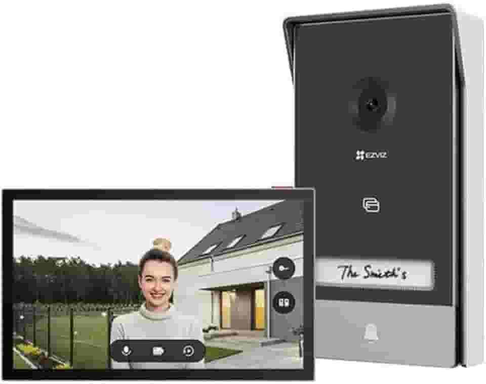 Vídeo Porteiro HP7 – Wi-Fi com Aplicativo, Resolução 2K, Tela Touch 7 Polegadas, Bivolt, IP65 (modelo CS-HP7-R100-1W2TFC)