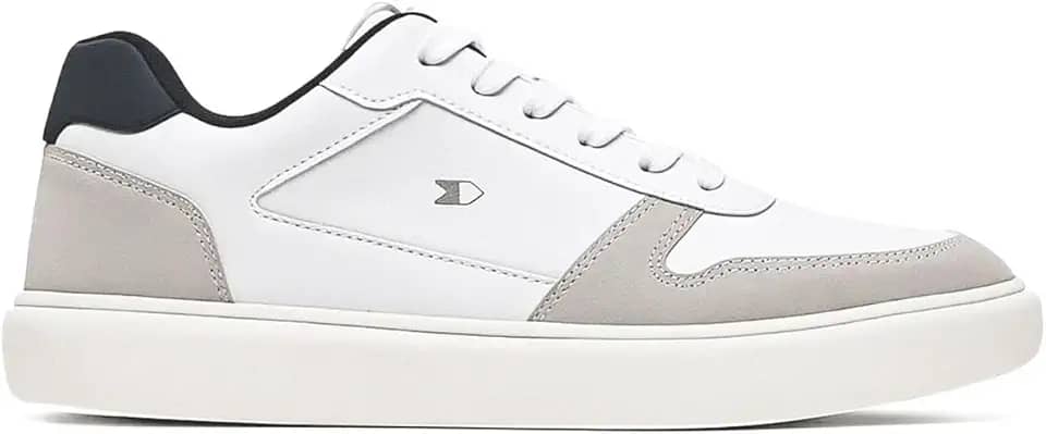 Tênis Sapatenis Masculino Sandrini Evoke Lite Branco Couro