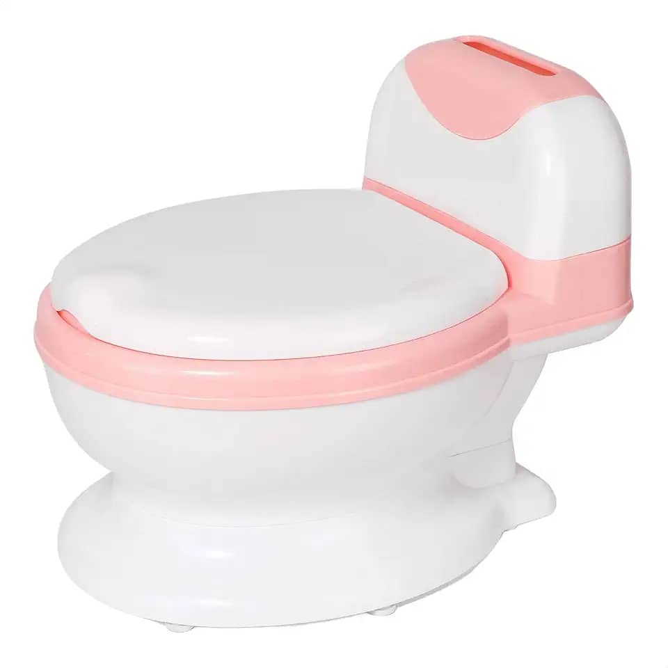 Penico Privadinha Troninho Infantil OHANA BABY Simulador de Privada - Desfralde Inteligente, Assento Anatômico, Suporta Até 50kg - Rosa
