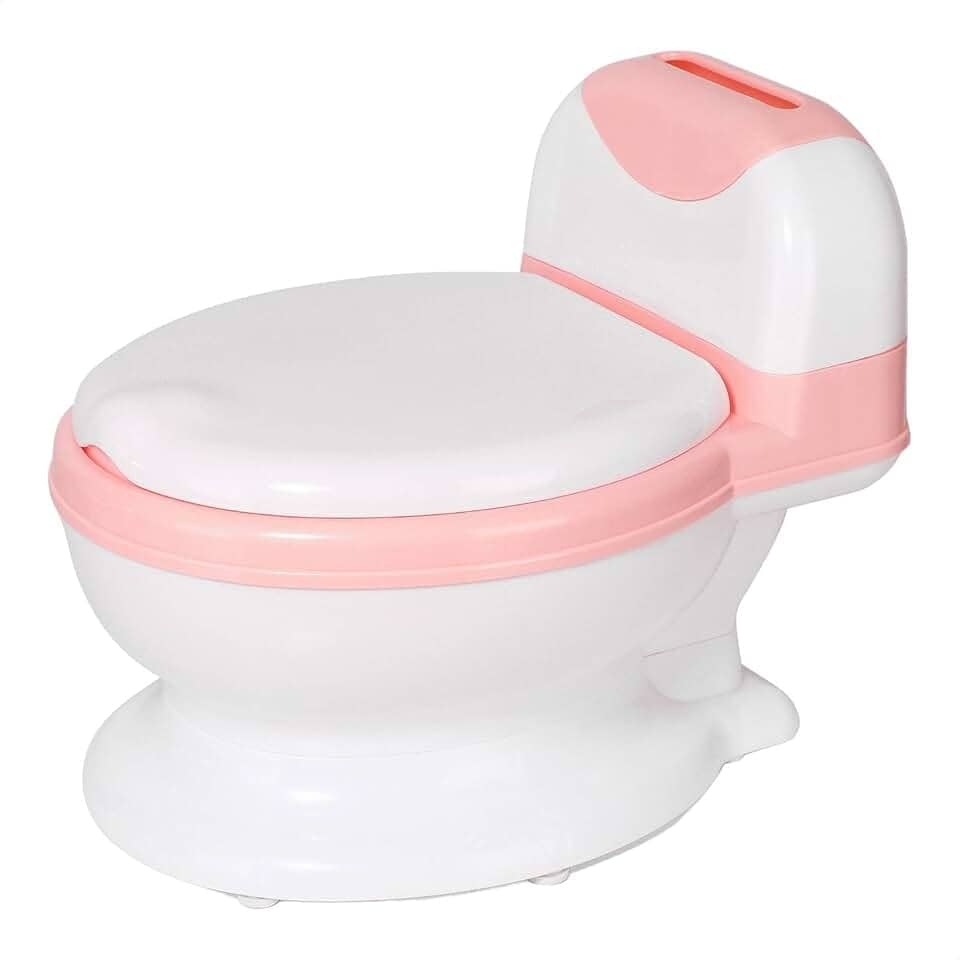 Penico Privadinha Troninho Infantil OHANA BABY Simulador de Privada - Desfralde Inteligente, Assento Anatômico, Suporta Até 50kg - Rosa