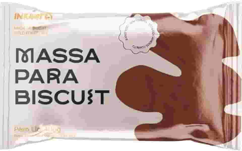 Massa Para Biscuit, Ink Way, Porcelana Fria, 400G, Marrom Terra