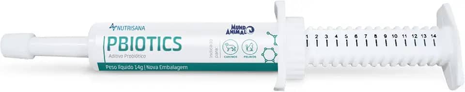 Seringa Pbiotics Nutrisana Mundo Animal para Cães e Gatos 14g