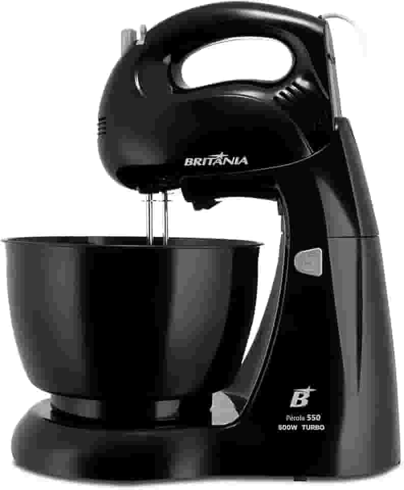 Batedeira Britânia Pérola 550 Turbo Tigela para 4,3L 500W 220V