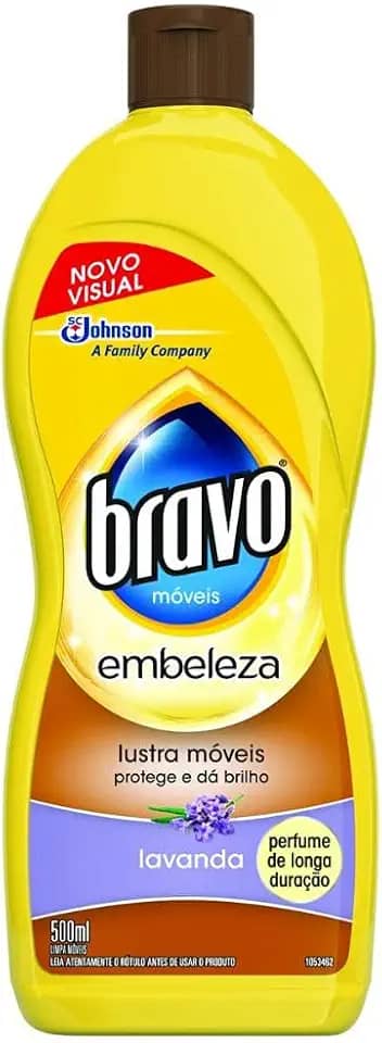 Bravo Lustra Móvel Brilho Prático Lavanda 500ml