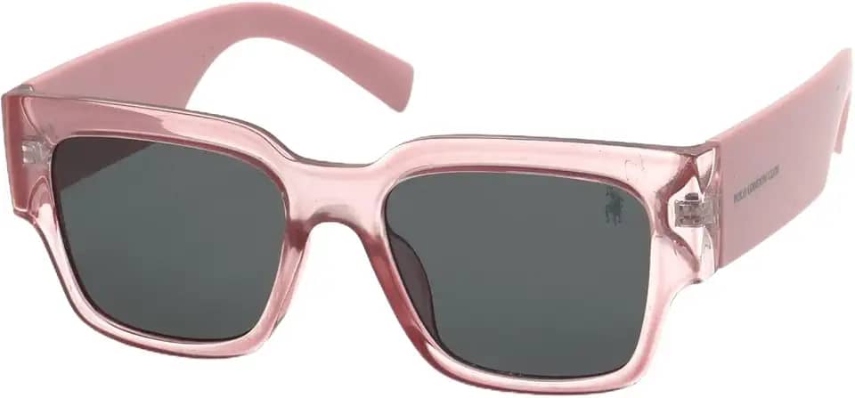 Óculos de Sol Gatinho Vintage Polo London Club com Proteção UVA/UVB - Kit contém estojo e flanela