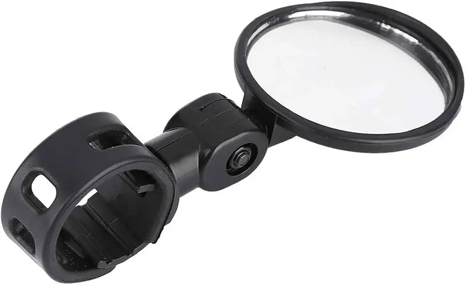 Espelho flexível para bicicleta, retrovisor leve de alta definição, amplo ângulo de visão, para bicicletas