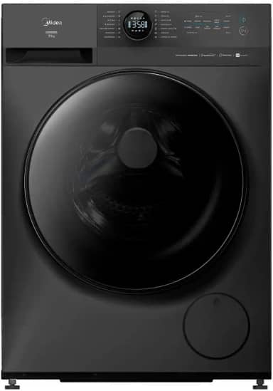 MÁQUINA DE LAVAR ROUPAS MIDEA 11KG INVERTER HEALTHGUARD WI-FI TITANIUM MF201W110WB 220V