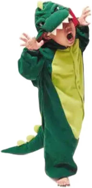 Pijama Macacão Kigurumi Personagem Dinossauro Infantil Unissex