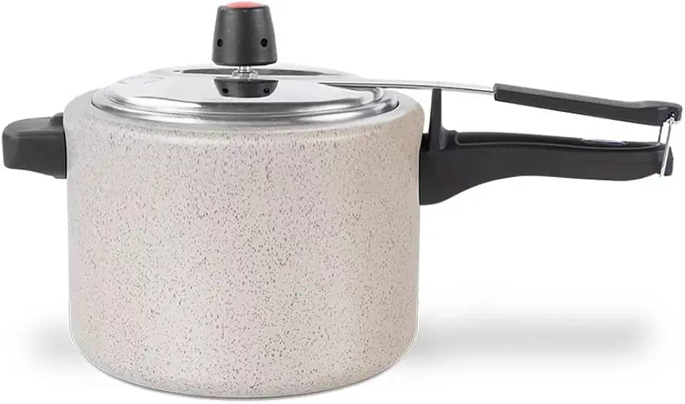 Brinox - Panela de Pressão Antiaderente Ceramic Life 4,5L Vapt - Vanilla