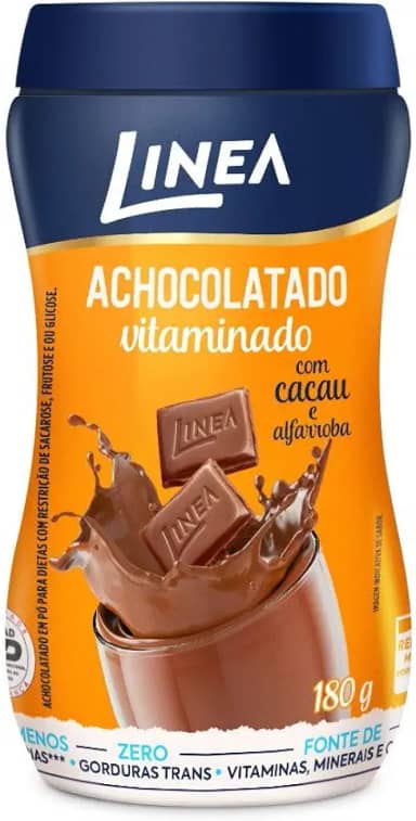 Achocolatado Em Po Zero Acucar 180G Linea