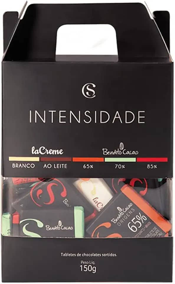 Caixa Intensidade Tabletes 150g Cacau Show