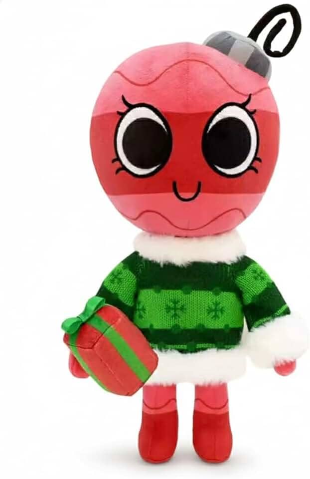 Boneca de Pelúcia Bobette Novo Dandys Mundo, Personagem Anime OC, Brinquedo Colecionável com Roupa Natalina