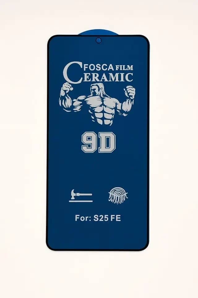 Compatível com Samsung Galaxy S25 FE - Película Privacidade Fosca de Ceramica Gel 9d Anti Espiã