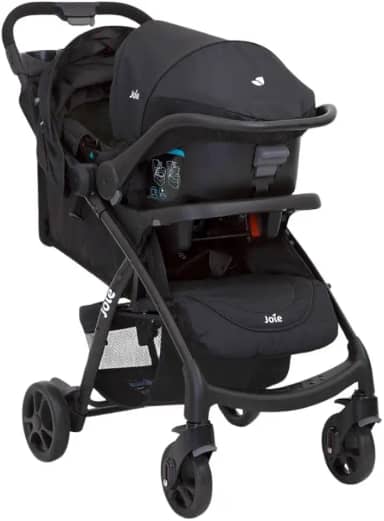 Joie Carrinho De Bebê Travel System Muze Juva Lx Ts Preto Preto