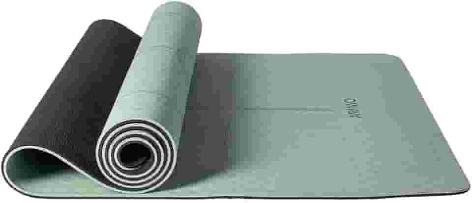 ARIMO Tapete Yoga Mat Antiderrapante TPE Ecológico Biodegradável Todos Os Tipos de Yoga/Pilates 181 x 61 cm x 8 mm