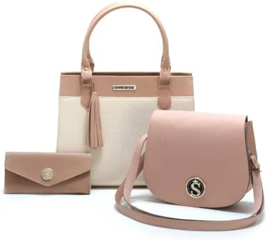 Bolsas Femininas Grande, Pequena e Carteira Santorini Handbag