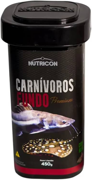 Nutricon: Ração Bottom 450g | Alimento Extrusado para Peixes de Fundo | Nova Tecnologia que Afunda com Precisão