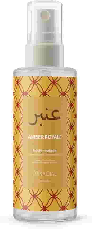 Body Splash Amber Royale 100ml by Primacial – Fragrância Oriental Amadeirada com Notas de Baunilha e Abacaxi
