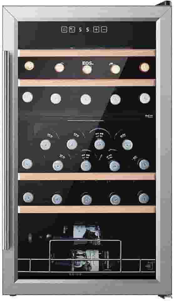 Adega Climatizada 33 Garrafas Dual Zone Eos Premium Compressor Eac33im 110v
