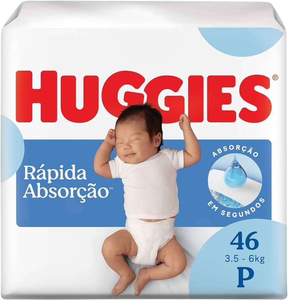 Fralda Huggies Tripla Proteção P - 46 fraldas