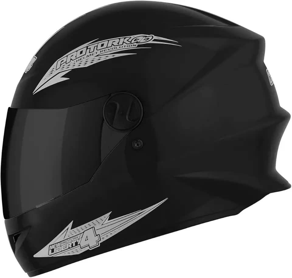 CAPACETE FECHADO PRO TORK NEW LIBERTY 4 SOLID PRETO TAM. 58 VIS. FUMÊ