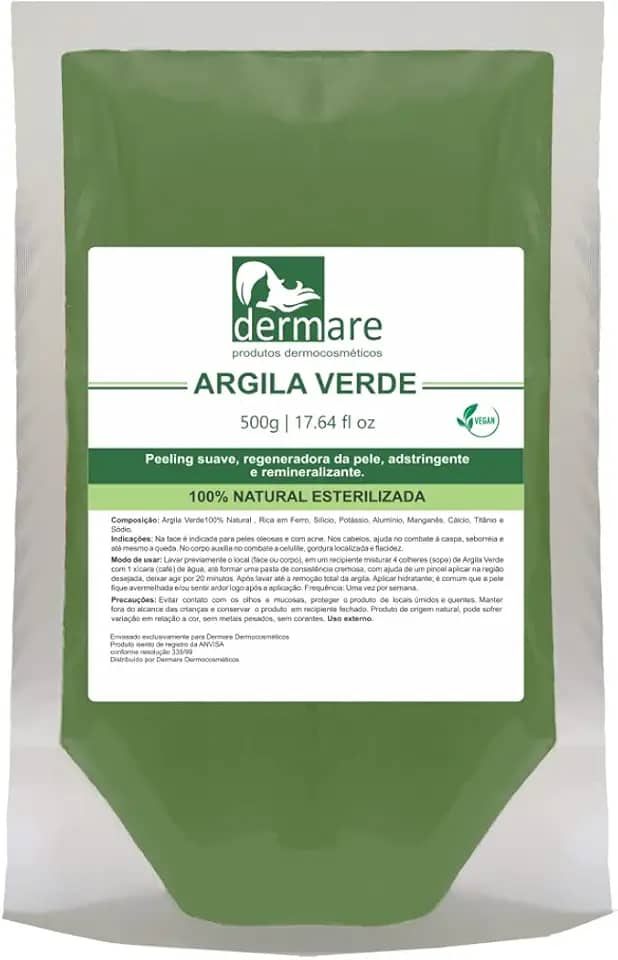 DERMARE Argila Verde Detox 500G Dermare
