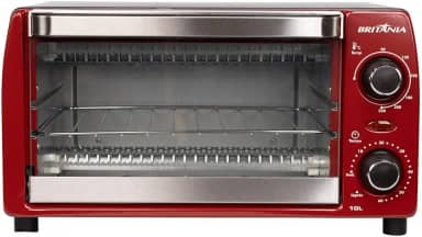 Forno Elétrico, Bfe10v, 10L, Vermelho, 220V, Britânia